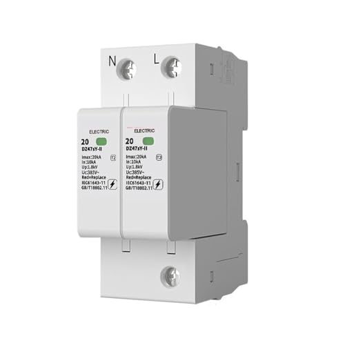 Protector contra sobretensiones DZ47sY-II 20kA desvía picos eléctricos a 385V
