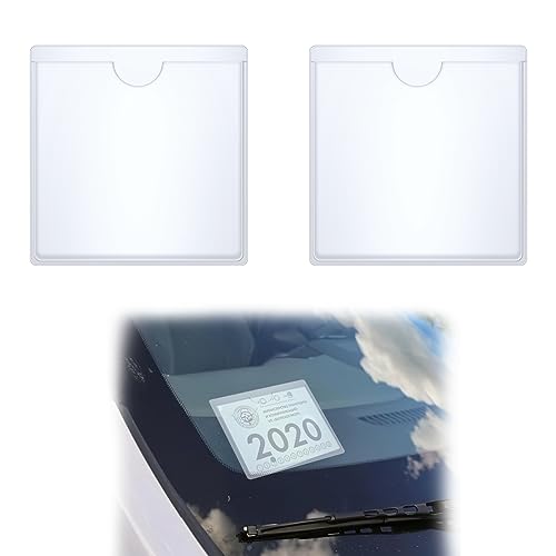 Parking Permit Self Adhesive Backed Windscreen Ticket Holder For VAN Motor CAR - Foto 13