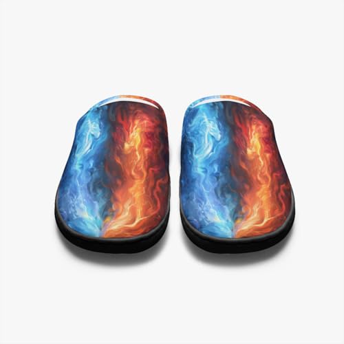 Chaussons d'hiver Flammess avec semelle antidérapante taille S
