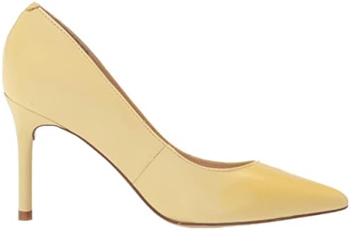 Marc Fisher LTD Women's Salley Pump, Yellow Leather, 9 | Image 5