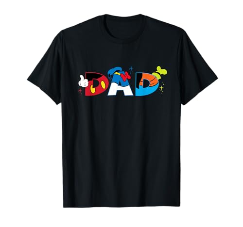 Disney Mickey Mouse and Friends Dad Father’s Day Birthday T-Shirt