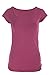 WINSHAPE Damen Fitness Freizeit Yoga Pilates Kurzarmshirt, berry-love, S