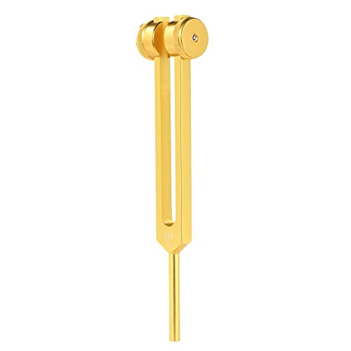 Anself 128Hz Neural Tuning Fork Mining Ear Tuners Gold Ear Test Equipment Tool