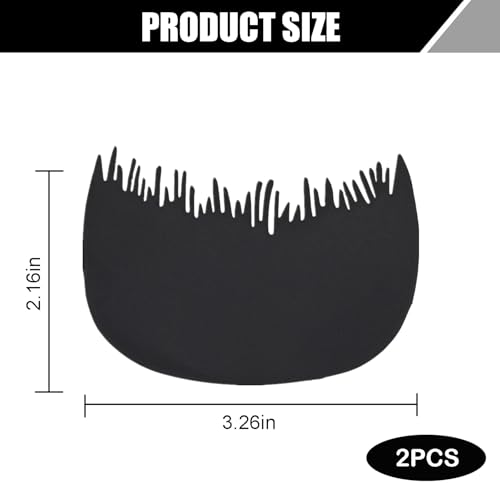 Hairline Optimizer Peine Negro Portátil 2 Piezas miniatura 2