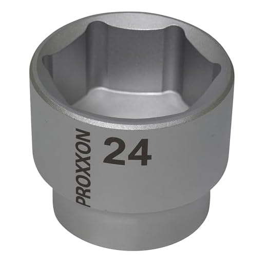 PROXXON 23530 Steckschlüsseleinsatz / Nuss 24mm Antrieb 10mm (3/8')