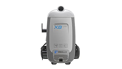 Prolux X8 Lite Backpack Canister Vacuum Cleaner, Adjustable Straps, Lightweight with HEPA Filter, Multi-Surface Cleaning Tools, Ideal for Residential Use