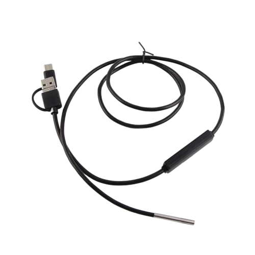 3.9mm Lens High Definition Endoscope Industrial Waterproof Endoscope 3 in 1 Support for Android, Type C Interface (1 Meter Soft Wire)