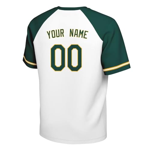 Image of ANTKING T-Shirt Custom Name Number Crewneck Short Sleeve for Men Youth Gifts