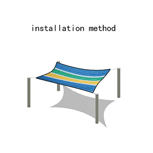 Sun protection net encryption épaississement de 2x4m pour cour et auvent - 7