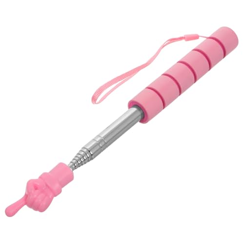 Gogogmee Stainless Steel Extendable Reading Stick Classroom Pointer Finger Pointer Stick Early Education Tool Collapsible