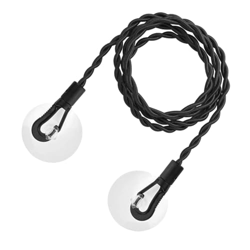 KOMBIUDA Portable Non Slip Drying Clothesline with Hooks and Suction Cup Indoor Outdoor Travel Clothesline for Camping Hiking and Laundry Activities