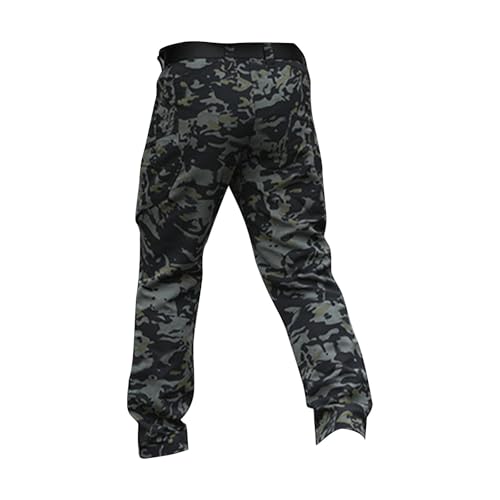 OIOLOYJM Military Cargo Pants for Men Hiking Relaxed Fit Work Waterproof Stretch Tactical Lightweight Outdoor Travel Pant