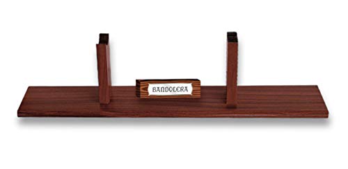 Tole 10 Imperial Peana Madera 1 pz (47x8 cm) Expositor para cuchillería Cuchillo Navaja y Espadas Caza Pesca Camping Outdoor Supervivencia y Bushcraft 33608 + Portabotellas de regalo