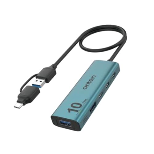 Hub USB C de aluminio ideal para ampliar almacenamiento en Google TV 7