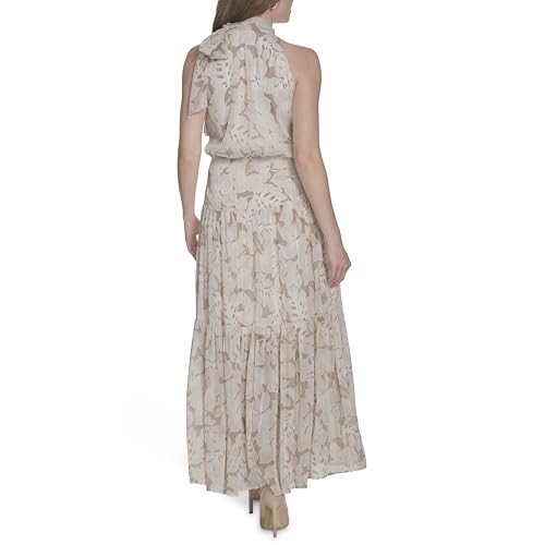 Robe longue chic Tommy Hilfiger sans manches pour cérémonie et cocktail d'été - 4