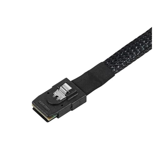 Cable S/A/S 36 Pin SFF8087 a 4 S/A/S 29 Pin SFF8482 con SATA 15 Pin 0.5 m miniatura 3
