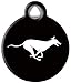 Dog Tag Art Running Greyhound - Large