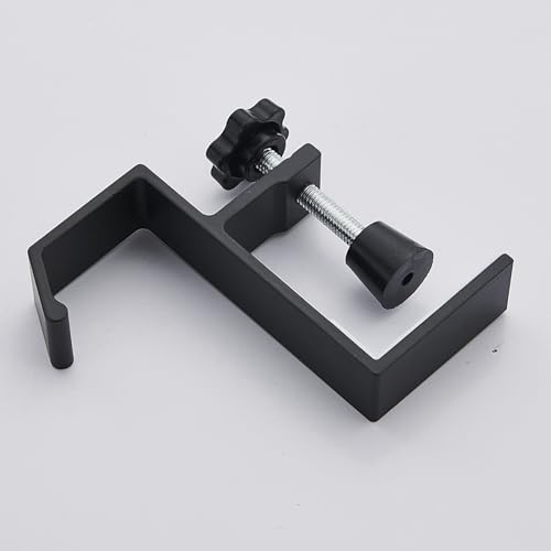 Headset Halterung Tisch,Kopfhörer Halterung Verstellbarer,Headset Ständer mit Einlagiger Haken,Headphone Holder Schwarz,Kopfhörer Ständer,Headset Halter Monitor für Bürotische,Computertische