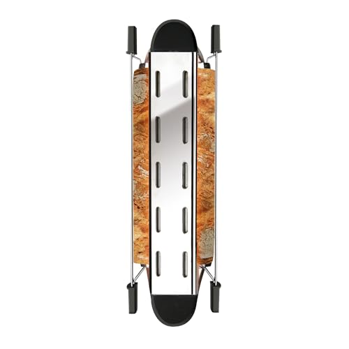 Taurus TodoPan - Tostadora para cualquier tipo de pan, tuesta en ambos lados, práctico sistema de fijación, varillas de soporte del pan con goma en el extremo de toque frío, 700 W - Image 8