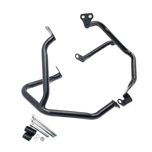 Crash bar pour Himalayan 450 et Guerrilla : protection moteur noire en acier