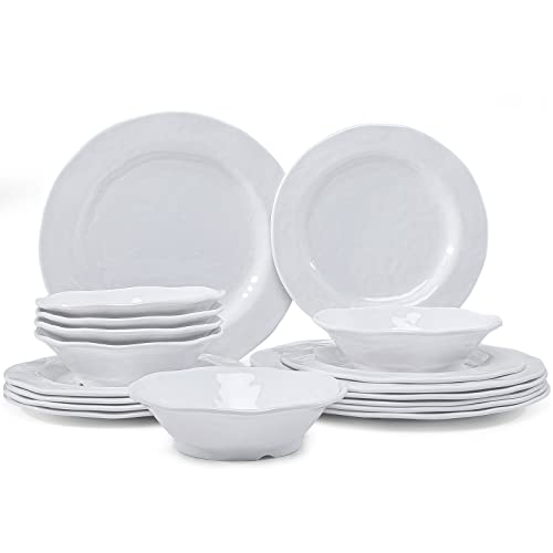 LEHAHA Basic White 18-Piece Set