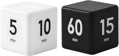 2-Piece Cube Timers with Gravity Sensor, Flip Timer for Kids, Wor...