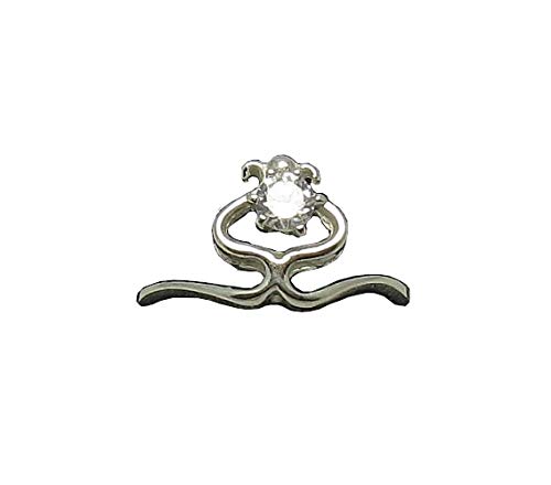 Bague en argent sterling de prestige 4 ronds CZ étincelants