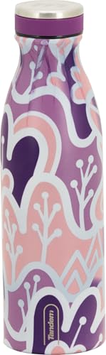 Tandem Botella Térmica 500ml, GARDEN Acero Inoxidable, Doble Pared, Sin BPA, Antigoteo, Mantiene Frío 24h, Calor 12h