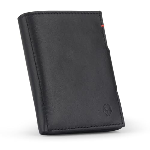 DONBOLSO NextGen BusinessLine, Slim Wallet, Leder mit Münzfach I Geldbeutel mit RFID Schutz I...