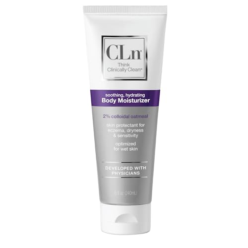 Crème hydratante corps CLn à l'avoine colloïdale pour peau sensible 240ml