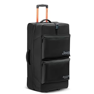 Jeep JS006B Two Wheel Rolling Travel Duffle Bag