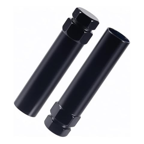 6 Spline Lug Nut Socket 6 Spline Lug Nut Key Wheel Lock Key Aftermarket Small 6 Point Spline Lug Nut Key Removal Tool for 19 mm (3/4 Inch) & 21 mm (13/16 Inch) Hex Cover