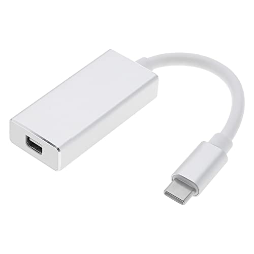 YINETTECH USB-C to Mini DP Adapter USB Type C to Mini DisplayPort Converter Cable for Computer PC Desktop Laptop Projector High-Definition Television Monitor Set-Top Box