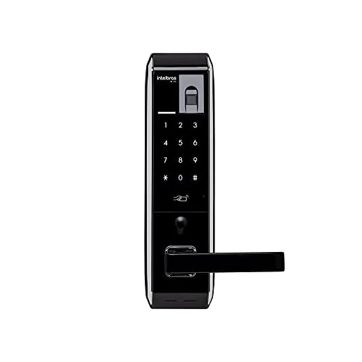 Fechadura Digital de Embutir FR 330 Preto Intelbras