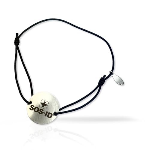 SOS-ID Armband Pulse silber – Notfallarmband mit QR-Code – Medizinischer Notfallpass – Sofort abrufbare Gesundheitsdaten – Eleganter und hochwertiger Schmuck für Ihre Sicherheit SOS-ID Armband Pulse silber – Notfallarmband mit QR-Code – Medizinischer Notfallpass – Sofort abrufbare Gesundheitsdaten – Eleganter und hochwertiger Schmuck für Ihre Sicherheit