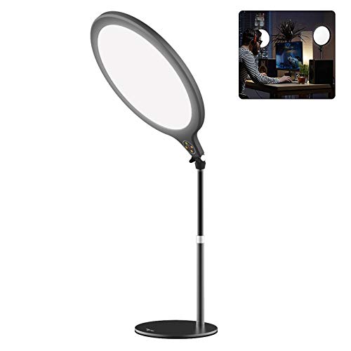 Super Sale 🛒 VIJIM Desk Video Key Light, LED Studio Photography Light, Dimmable Soft Light Panel,14.25" 3500K-6000K for Photo Studio YouTube Video Shooting/Video Conference Tiktok Live/Game Streaming/Interviews