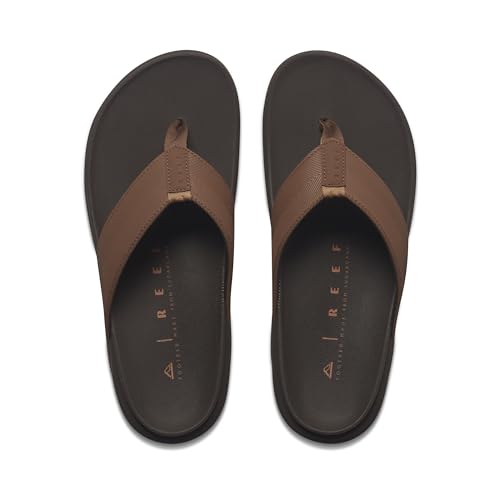 Image of Reef Raglan Men's Flip Flop Sandal, Soft & Supportive Footbed, Water Friendly Straps