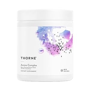 THORNE – Amino Complex – Clinically-Validated EAA and BCAA Powder for Pre or Post-Workout – Promotes Lean Muscle Mass & Energy Production* – NSF Certified for Sport – 30 Servings – 8.0 Oz – Berry