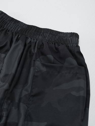 ACSUSS Boys Girls Casual Cargo Pants Fashion Camouflage Wide Leg Hiking Outdoor Travel Joggers Trousers Sweatpants4