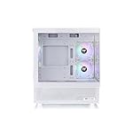 Thermaltake View 170 TG ARGB Snow Micro-ATX Case; 3x120mm ARGB Fans Included; Supports Up to 280mm Radiator; Front & Side Dual Tempered Glass Panel; CA-1Z4-00M6WN-00; 3 Year Warranty - Image 3