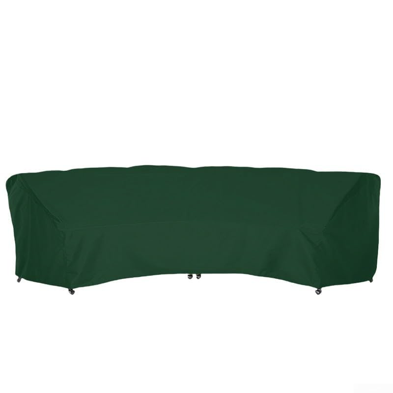 Risveglio Large Curved Garden Sofa Cover 483x99x92cm Green(483x99x92cm)