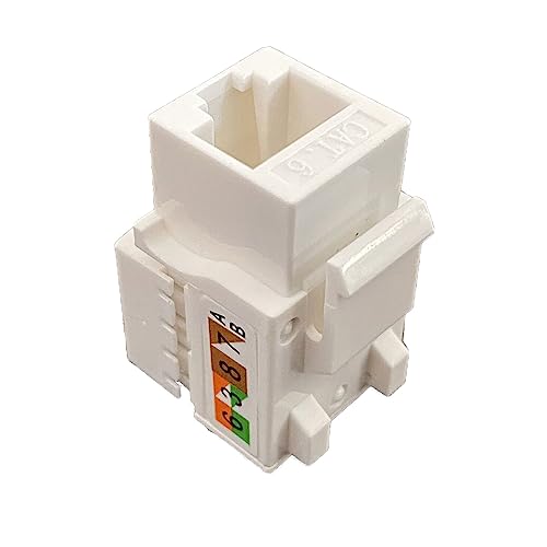 Cable adaptador CAT6 Keystone para 6 módulos UTP RJ45, conector de información, toma de computadora, tipo adaptador
