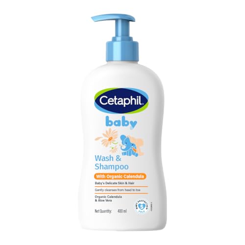 Image of Cetaphil Baby Wash & Shampoo ,Tear Free, Paraben, Colorant and Mineral Oil Free, 13.5 Fl. Oz (Packaging May Vary)