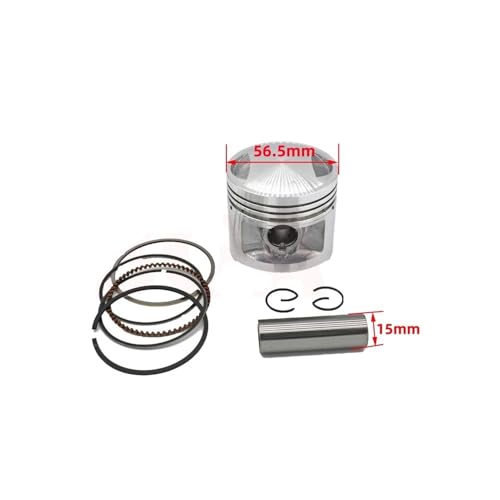 Pistón para motor de moto 56,5 mm soluciona pérdida potencia 2