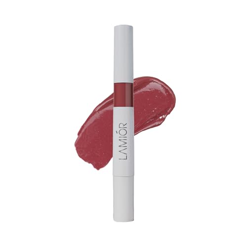 Image of Peptide Glaze Lip Balm - Plum Cake | 3-in-1 Formula for Glossy Shine, Healing, and Nourishment | Pillowy-Soft Lips | Nourishes Dry Skin | Real Reviews, Juicy Results!