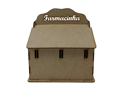 Promoção Kit Higiene Bebê 8 Peças Passa Fita Mdf Cru