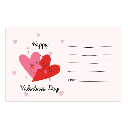 Oye Happy – Heart Valentine Gift Tags (Set of 2) | Cute Love Message Tags for Valentine’s Day, Romantic Gifts & Hampers