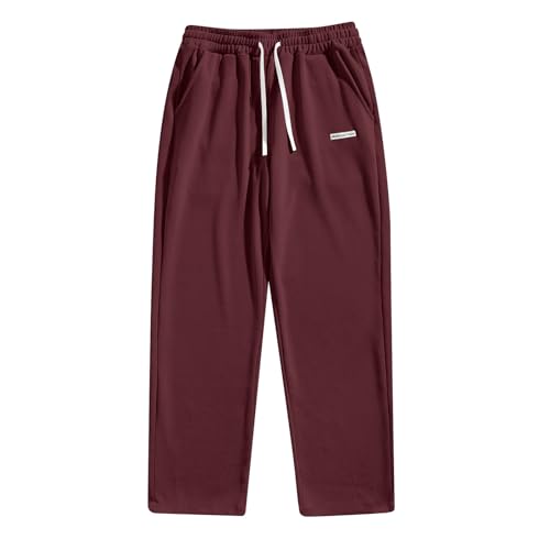 Corduory Pants for Men Casual Straight Leg Sweatpants Heavyweight Loose Fit Drawstring Mokaloha Pant with Pockets3