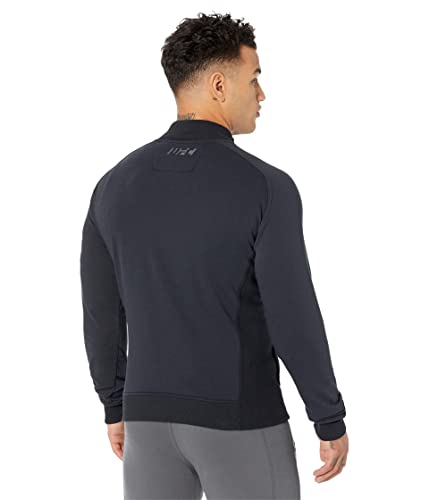 Image of UFC Ultimate Fighting Long Sleeve Full Zip Jacket for Men - Standing Collar - Straight Hemline - Blended Cotton