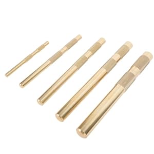 Zerodis Premium Messing Durchtreiber Set 5-teilig